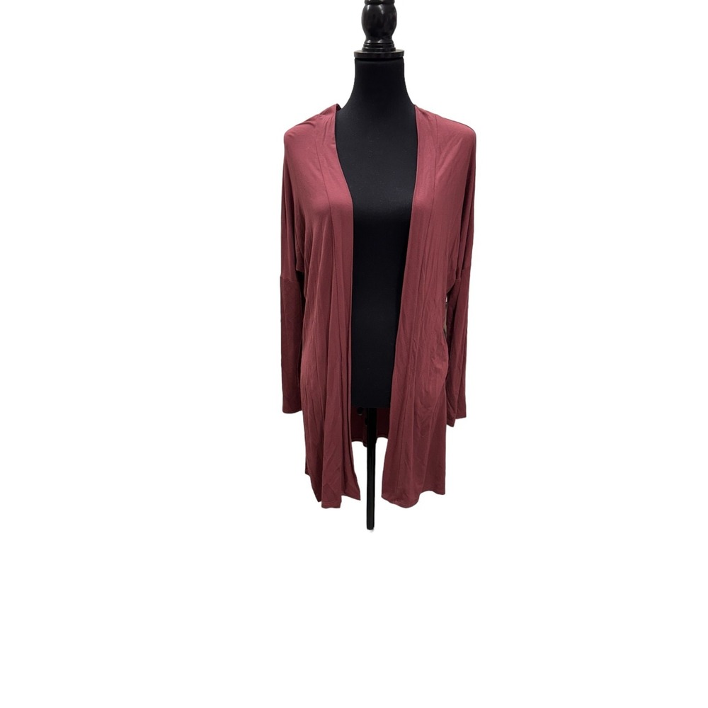 Carly Jean‎ Los Angeles Duster Cardigan Dusty Rose Rust Size S